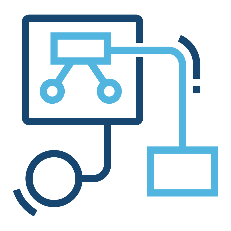 simplified process icon